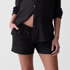 Gap Maternity Linen Cotton Shorts